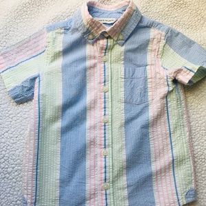 4t Janie and Jack seersucker shirt
